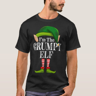 I'm The Grumpy Elf Matching Family Christmas Funny T-Shirt