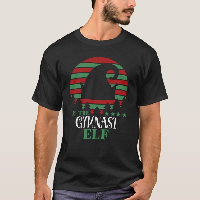 Im The Gymnast Elf Matching Christmas Classic T-Sh T-Shirt (Front)