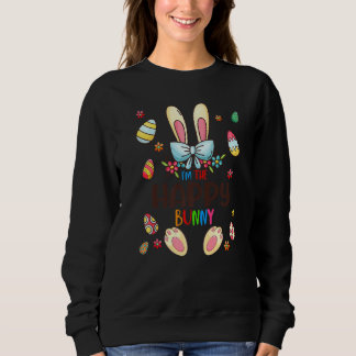 I'm The Happy Bunny Easter Day Matching Family Egg Sweatshirt