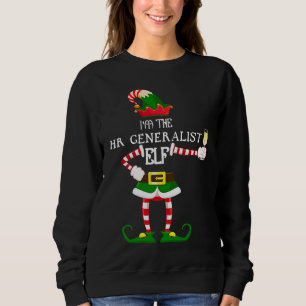 I'm The HR Generalist Elf Matching Family Wine Lo Sweatshirt