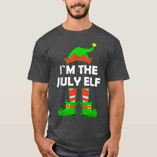 I'm The July Elf Christmas In July  T-Shirt