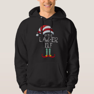 I'm The Karate Elf Christmas Family Elf Costume Te Hoodie