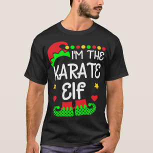 I'm The Karate Elf Christmas Family Elf Costume Te T-Shirt