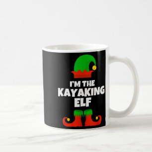 I'm The Kayaking Elf Family Pajama Christmas Kayak Coffee Mug