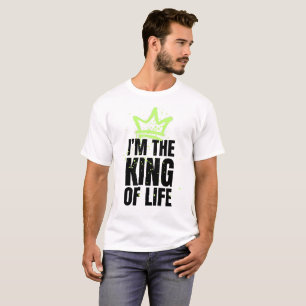 I'm the King of Life Neon Graffiti Crown T-Shirt
