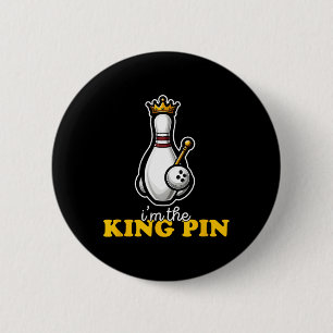 I'm The King Pin Cute Kawaii Bowling Pin Funny