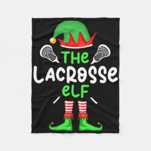 I'm The Lacrosse Elf Christmas Family Matching Paj Fleece Blanket