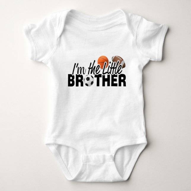 I'M THE LITTLE BROTHER BABY BODYSUIT (Front)