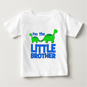I'm The LITTLE BROTHER! Custom Dinosaur Gift Baby T-Shirt