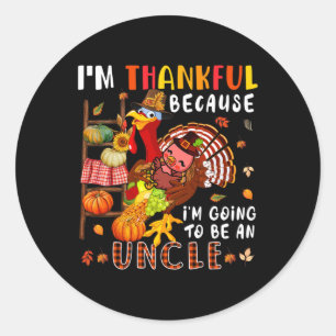I'm The Loud Turkey Boys Funny Thanksgiving Fall A Classic Round Sticker