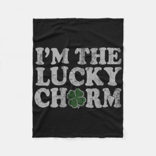 I'm The Lucky Charm Couples Irish St Patricks Day Fleece Blanket