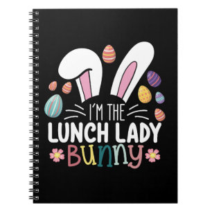 I'm The Lunch Lady Bunny Easter Matching Notebook