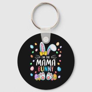 I'm The Mama Bunny Ears Easter Day Family Matching Key Ring