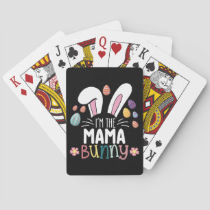 I'm The Mama Mum Bunny Easter Family Matching Playing Cards