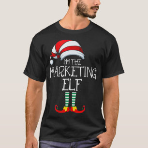 Im The Marketing Elf Family Matching Christmas Gif T-Shirt