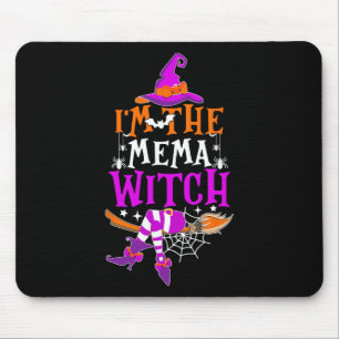 I'm The Mema Witch Fun Halloween Family Matching Mouse Pad