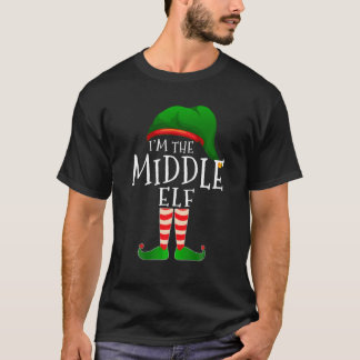 I'm The Middle Elf Matching Family Group Christmas T-Shirt