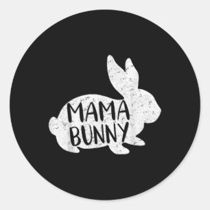 I'm The Mimi Bunny Easter Funny Easter Mother's Da Classic Round Sticker