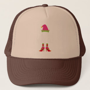 I'm The Mimi Elf Matching Christmas Costume Trucker Hat
