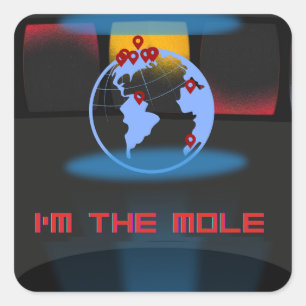I'm the Mole Square Sticker