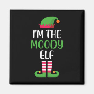 I'm The Moody Elf Christmas Matching Family Pajama Magnet
