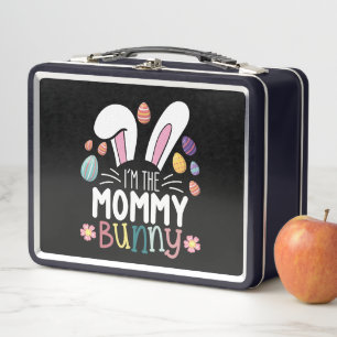 I'm The Mummy Mum Bunny Easter Family Matching Metal Lunch Box