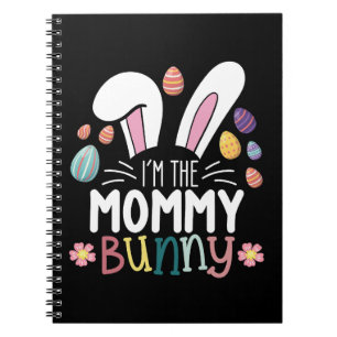 I'm The Mummy Mum Bunny Easter Family Matching Notebook