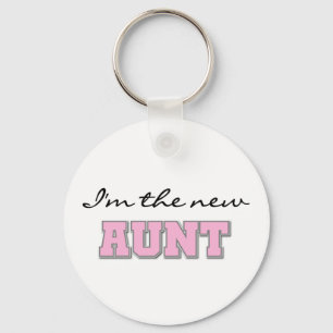 I'm the New Aunt tshirts and Gifts Key Ring