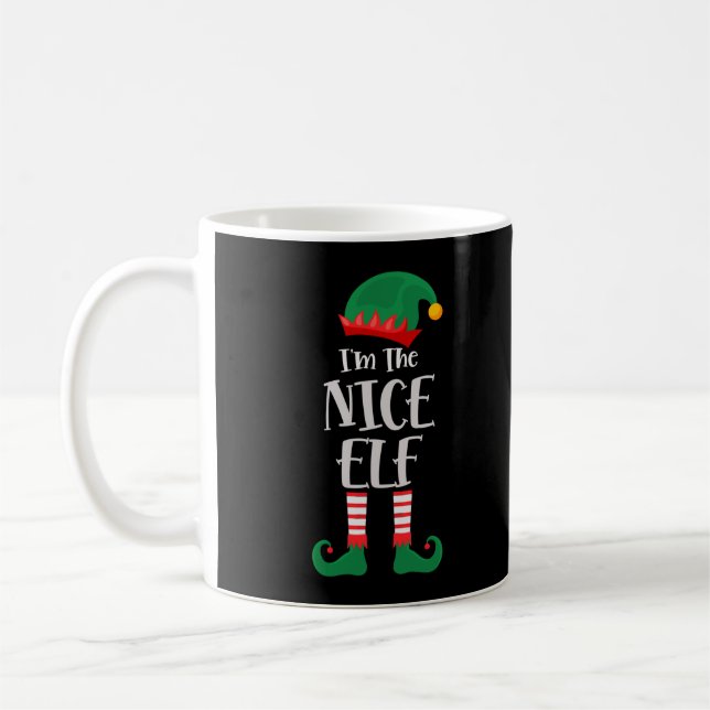 Im The Nice Elf Matching Christmas Coffee Mug (Left)