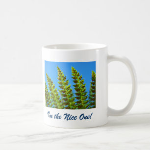 I'm the Nice One! Coffee Cup Mug gifts Ferns Sky