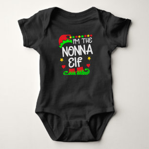 I'm The Nonna Elf Shirt Christmas Family Elf Costu