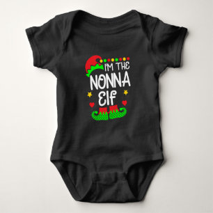 I'm The Nonna Elf Shirt Christmas Family Elf Costu