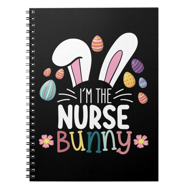 I'm The Nurse Bunny Easter Matching Notebook (Front)
