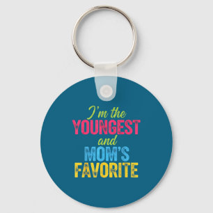 I'm The Oldest Mom's Favorite Matching Sibling Key Ring