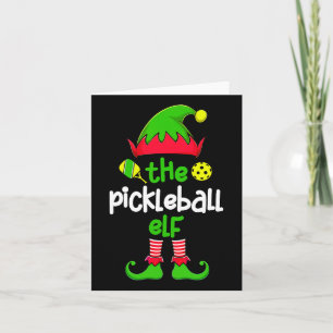 I'm The Pickleball Elf Christmas Family Matching P Card