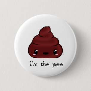I'm The Poo 6 Cm Round Badge