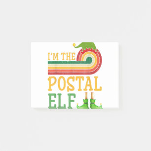 I'm The Postal Elf Matching Group Christmas Party Post-it Notes