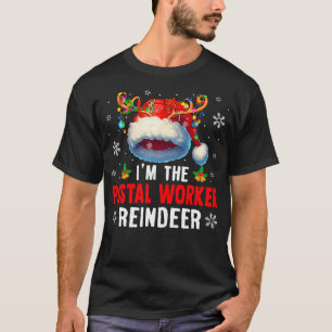 I'M The Postal Worker Reindeer Xmas Santa Reindeer T-Shirt