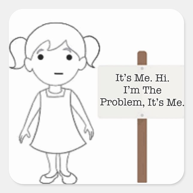 I'm The Problem Envelope Seals (Front)
