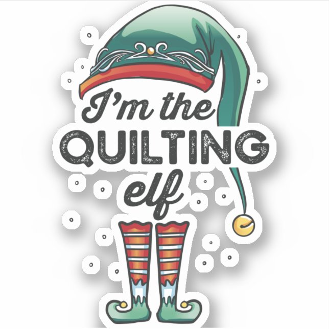 I'm the Quilting Elf Christmas Gift Xmas (Front)
