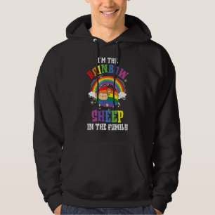 I'm The Rainbow Sheep In The Family Lgbtq Lesbian Hoodie