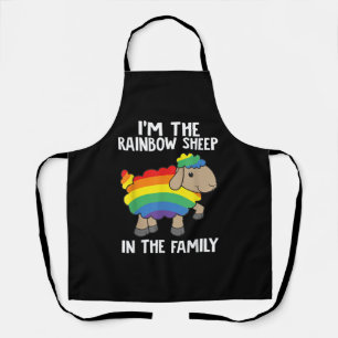I'm The Rainbow Sheep In The Family Lgbtq Pride St Apron