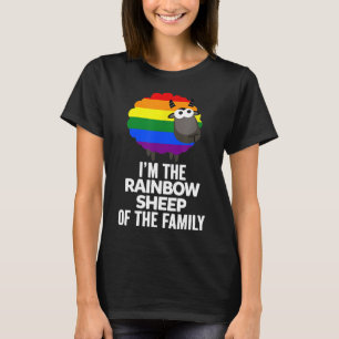 I'm The Rainbow Sheep Of The Family LGBT Gay Lesbi T-Shirt