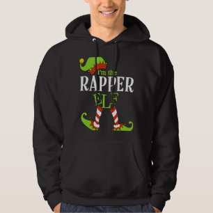 I'm The RAPPER Elf Family Group Matching PJ Christ Hoodie
