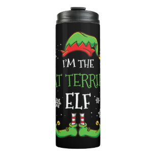 Im The Rat Terrier Elf Christmas   Thermal Tumbler