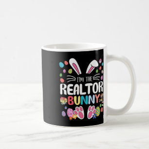 I'm The Realtor Bunny Funny Bunny Ear Easter Gifts Coffee Mug