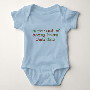 I'm the result Santa 5 Baby Bodysuit
