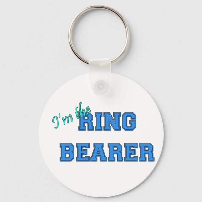 I'm The Ring Bearer Key Ring (Front)