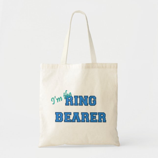 I'm The Ring Bearer Tote Bag (Front)