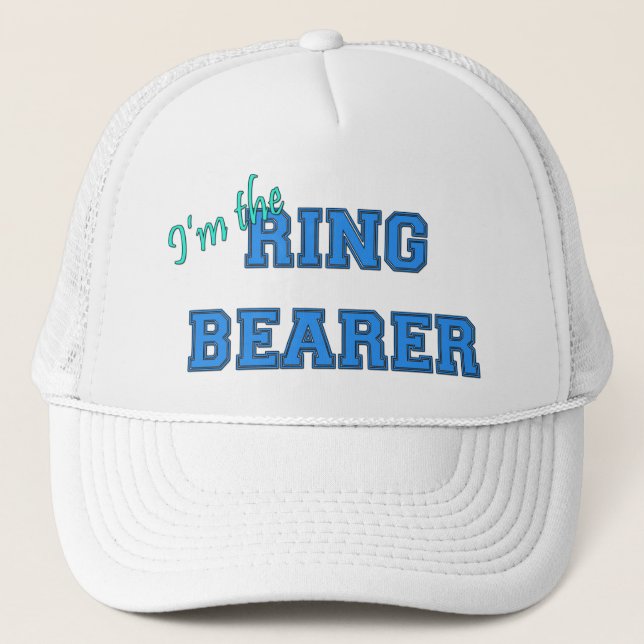 I'm The Ring Bearer Trucker Hat (Front)